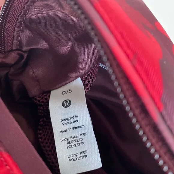 SOLD Lululemon New Year Feeling Ready Pouch Rabbit All Over Print Red Multi NWT - Picture 16 of 16